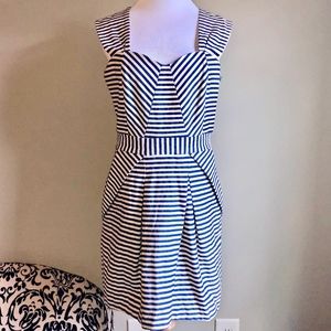 Pink Martini Sleeveless Striped Sundress